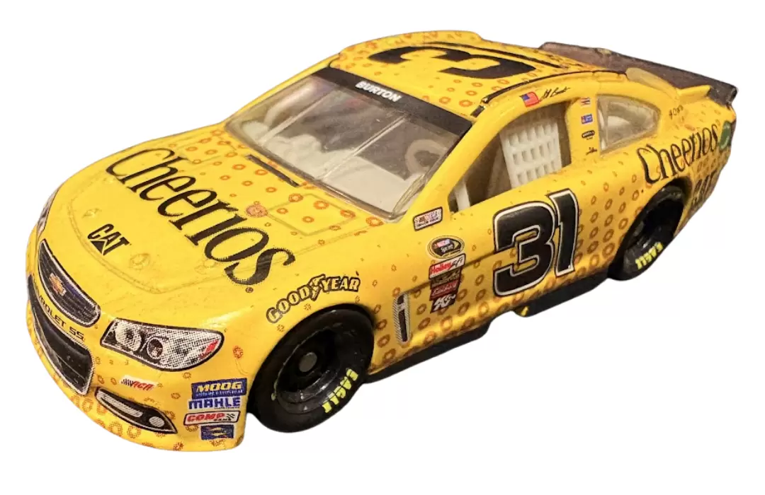 Foto da miniatura Nascar Chevrolet SS #31 Jeff Burton (NASCAR 2013 - Cheerios) na cor Amarelo