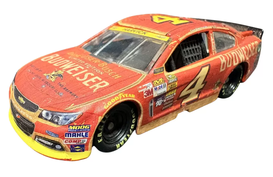 Foto da miniatura Nascar Chevrolet SS #4 Kevin Harvicks (NASCAR 2014 - Budweiser) na cor Vermelho