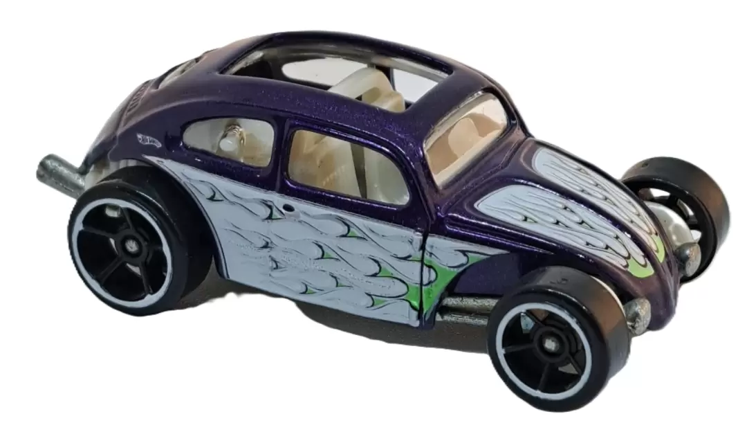 Foto da miniatura Hot Wheels Custom Volkswagen Beetle na cor Roxo