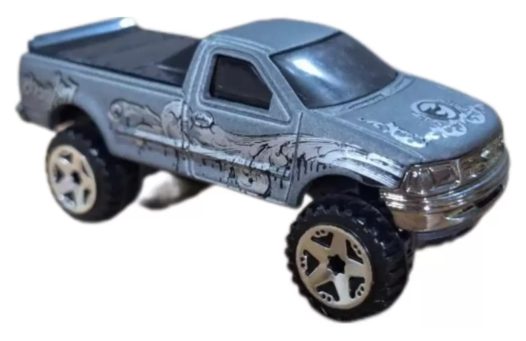 Foto da miniatura Hot Wheels 1997 Ford F-150 na cor Cinza
