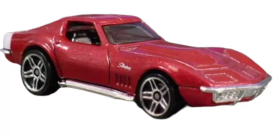 Foto da miniatura Hot Wheels 69 Corvette ZL-1 na cor Vermelho