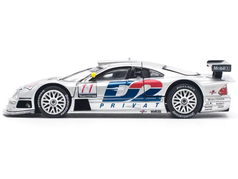 Foto da miniatura Pop Race Mercedes CLK GTR 1997 FIA GT na cor Prata
