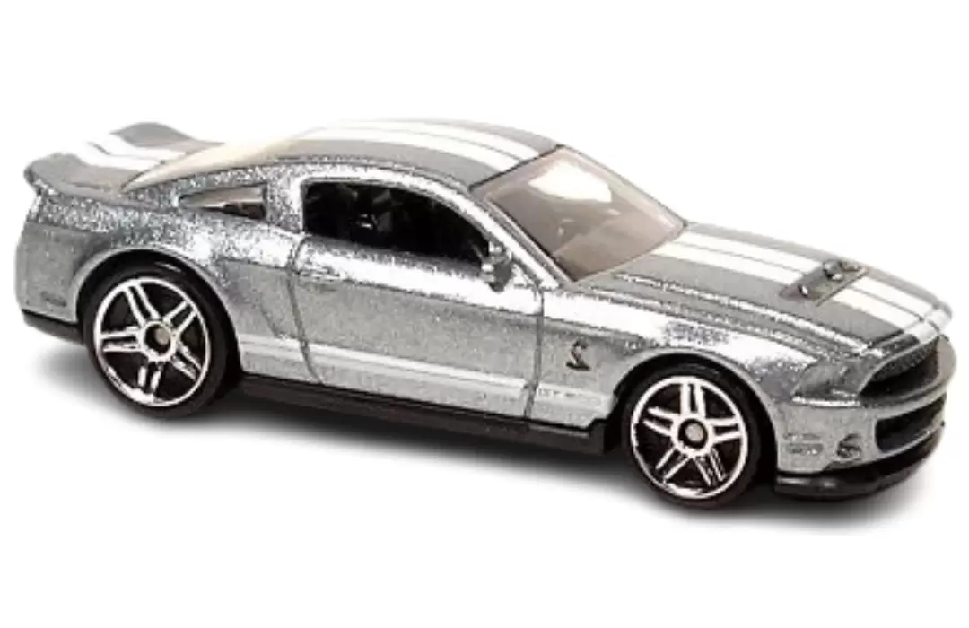 Foto da miniatura Hot Wheels 10 Ford Shelby GT500 na cor Prata