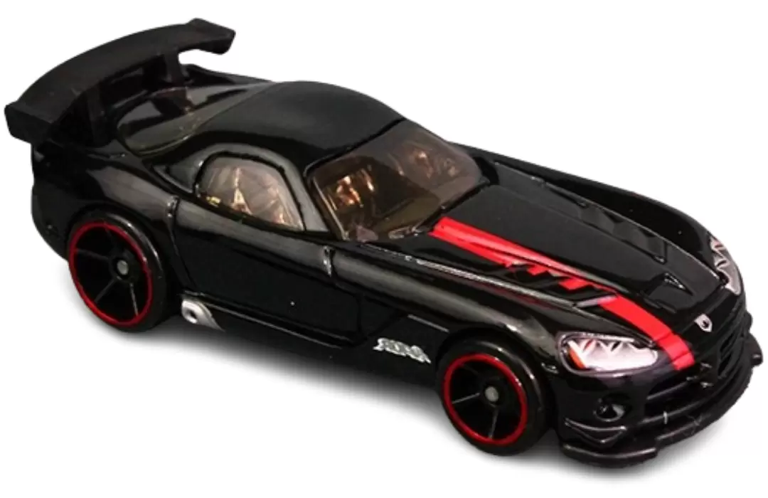 Foto da miniatura Hot Wheels Dodge Viper SRT10 ACR na cor Preto