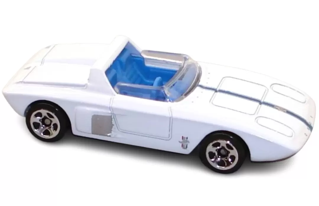 Foto da miniatura Hot Wheels 62 Ford Mustang Concept na cor Branco