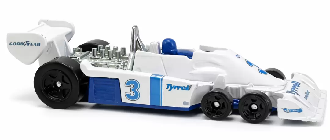 Foto da miniatura Hot Wheels Tyrrell P34 na cor Branco