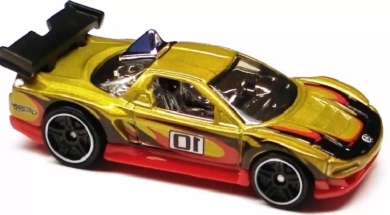 Foto da miniatura Hot Wheels Acura NSX na cor Dourado