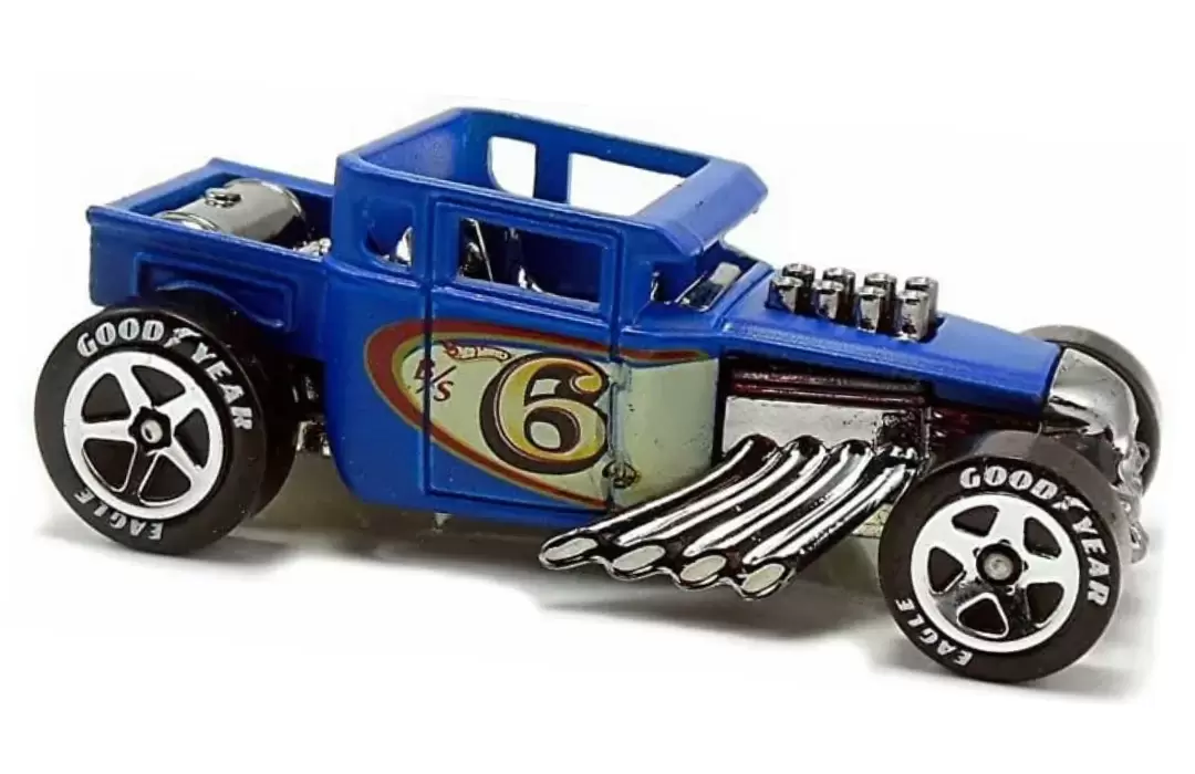 Foto da miniatura Hot Wheels Bone Shaker na cor Azul