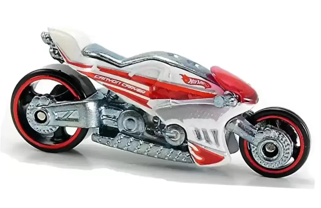 Foto da miniatura Hot Wheels Canyon Carver na cor Branco