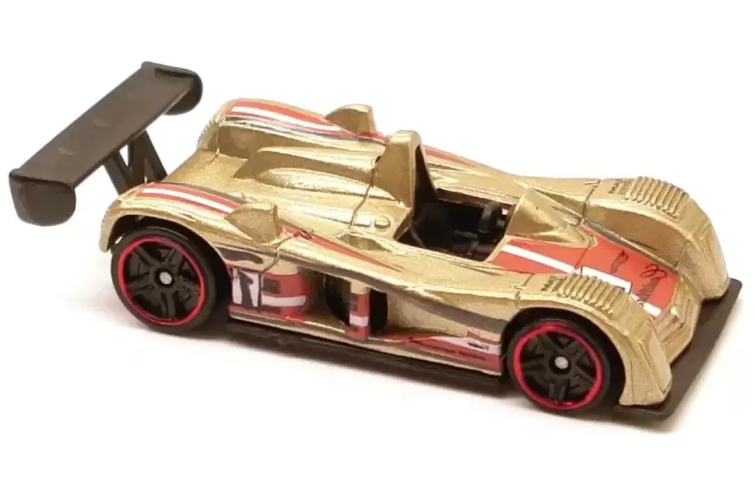 Foto da miniatura Hot Wheels Cadillac LMP na cor Dourado