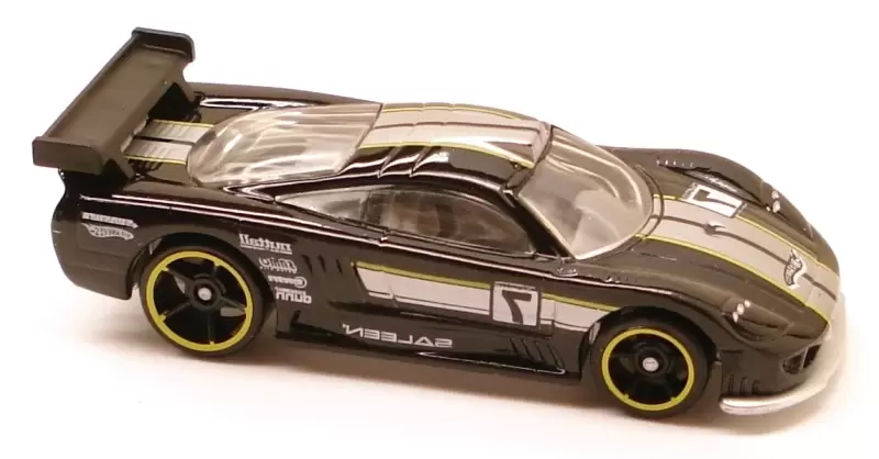 Foto da miniatura Hot Wheels Saleen S7 na cor Preto