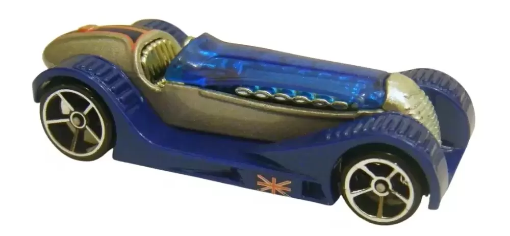 Foto da miniatura Hot Wheels Brit Speed na cor Azul
