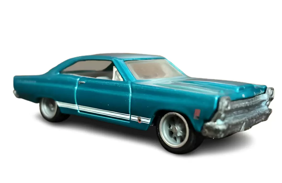 Foto da miniatura Hot Wheels 66 Ford 427 Fairlane na cor Azul