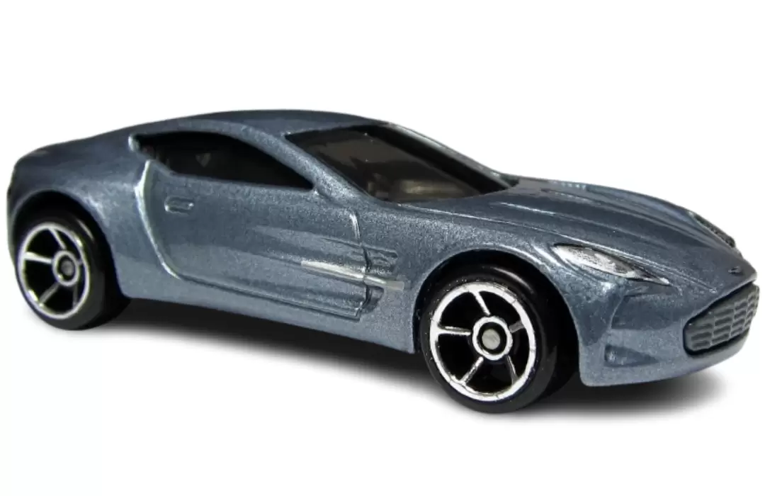 Foto da miniatura Hot Wheels Aston Martin One-77 na cor Cinza