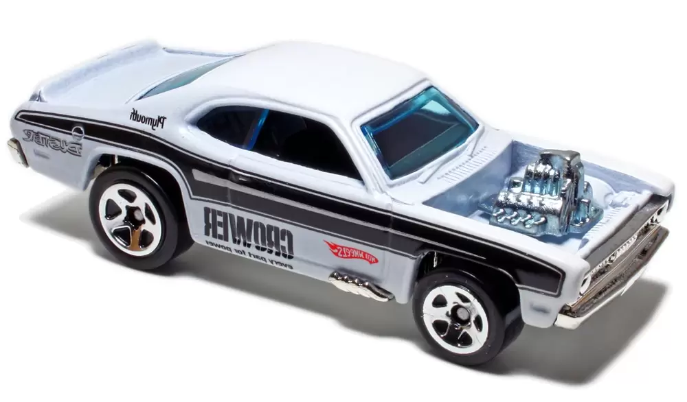 Foto da miniatura Hot Wheels Plymouth Duster Thruster na cor Branco
