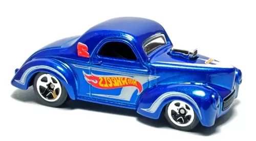 Foto da miniatura Hot Wheels Custom '41 Willys Coupe na cor Azul