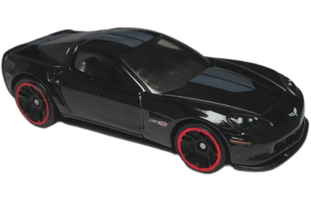 Foto da miniatura Hot Wheels 12 Corvette Z06 na cor Preto