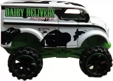 Foto da miniatura Hot Wheels Monster Dairy Delivery na cor Branco