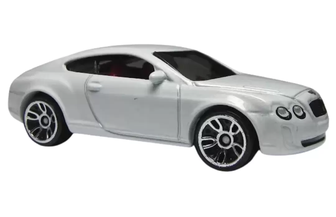 Foto da miniatura Hot Wheels Bentley Continental Supersports na cor Branco