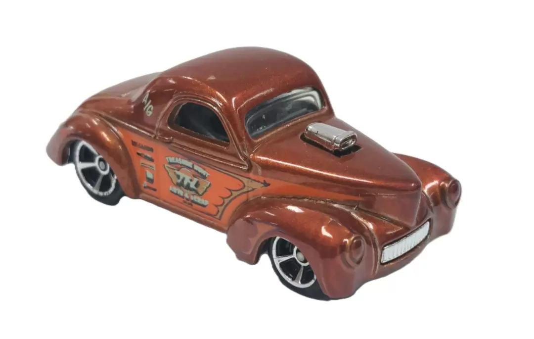 Foto da miniatura Hot Wheels 41 Willys (TH) na cor Marrom