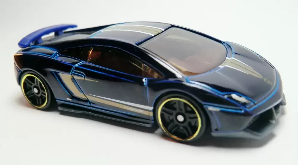 Foto da miniatura Hot Wheels Lamborghini Gallardo LP 570-4 Superleggera na cor Azul