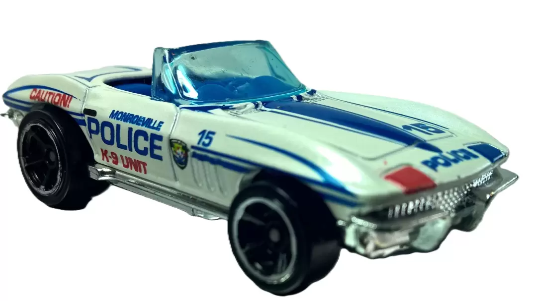 Foto da miniatura Hot Wheels 65 Corvette na cor Branco
