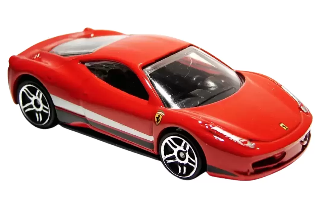 Foto da miniatura Hot Wheels Ferrari 458 Italia na cor Vermelho