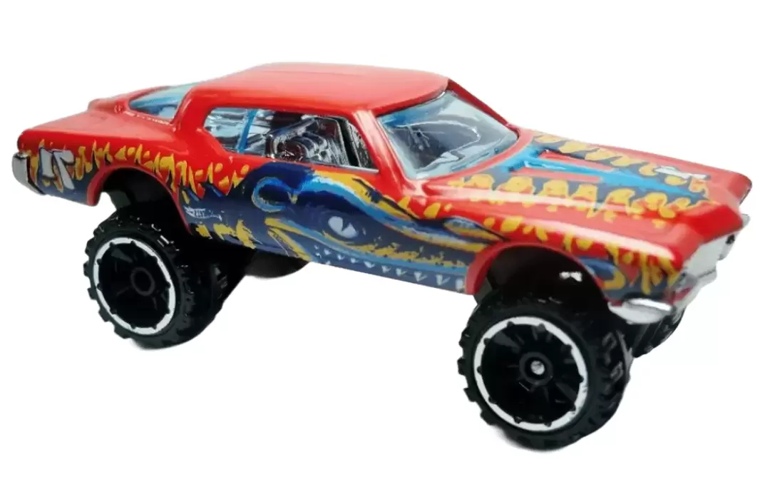 Foto da miniatura Hot Wheels 1971 Buick Riviera (Hi-Rakers) na cor Vermelho