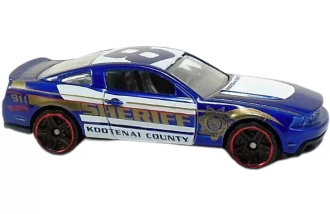 Foto da miniatura Hot Wheels 2010 Ford Mustang GT na cor Azul