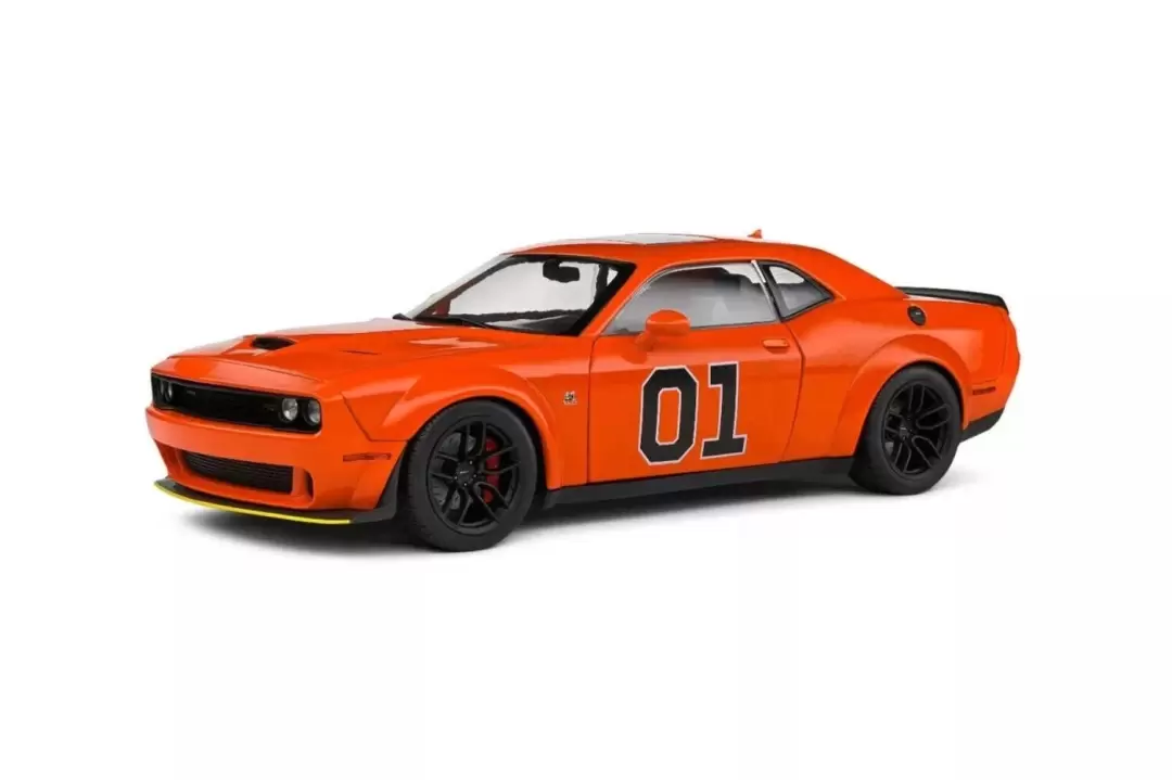 Foto da miniatura IXO Dodge Challenger R/T na cor Laranja