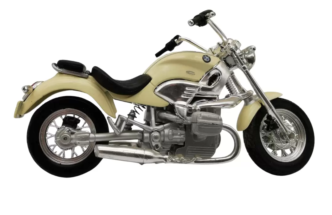 Foto da miniatura Welly BMW R1200 C na cor Bege