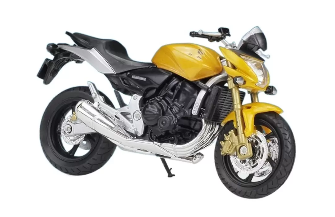 Foto da miniatura Welly Honda CB600F Hornet 2008 na cor Dourado