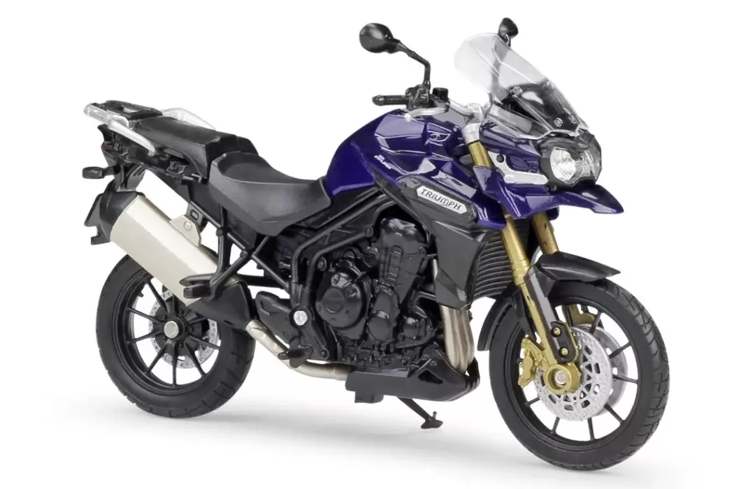 Foto da miniatura Welly Triumph Tiger Explorer na cor Azul