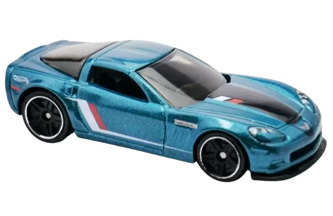 Foto da miniatura Hot Wheels 11 Corvette Grand Sport na cor Verde