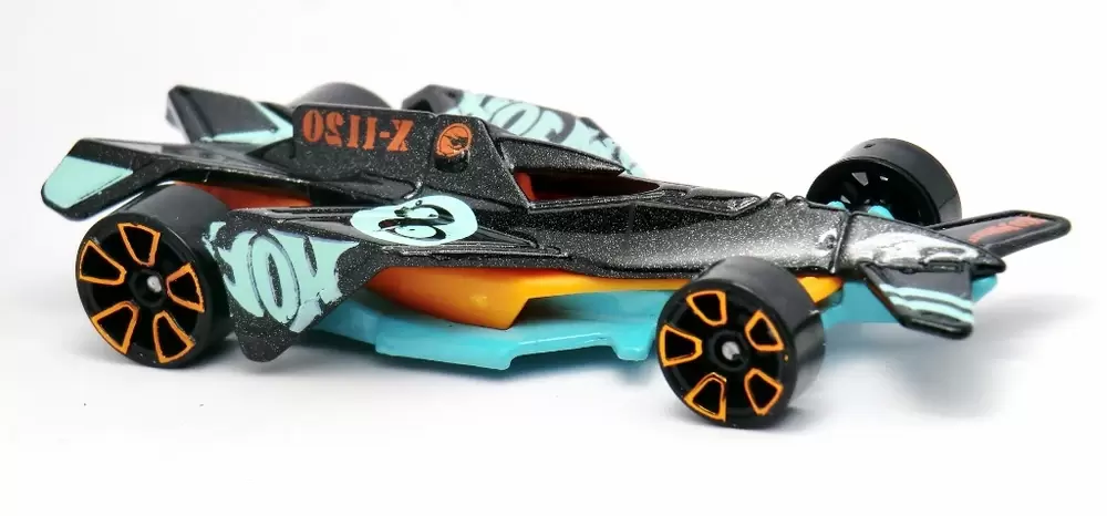 Foto da miniatura Hot Wheels Bad To The Blade (TH) na cor Preto