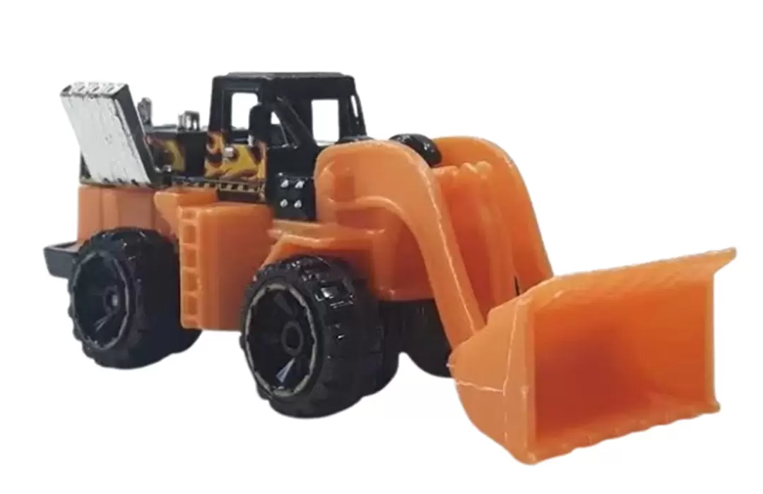 Foto da miniatura Hot Wheels CAT Wheel Loader na cor Laranja