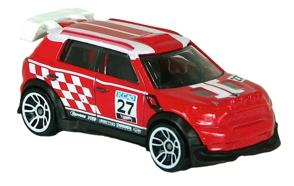 Foto da miniatura Hot Wheels 12 Mini Countryman Rally na cor Vermelho