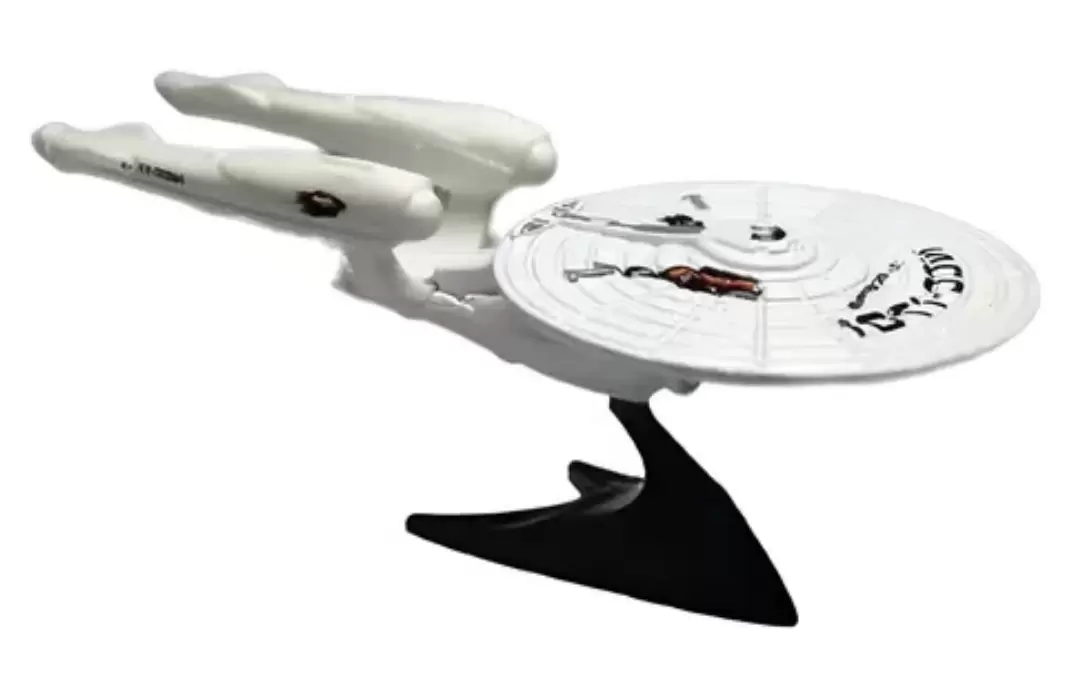 Foto da miniatura Hot Wheels U.S.S. Enterprise NCC-1701 na cor Branco