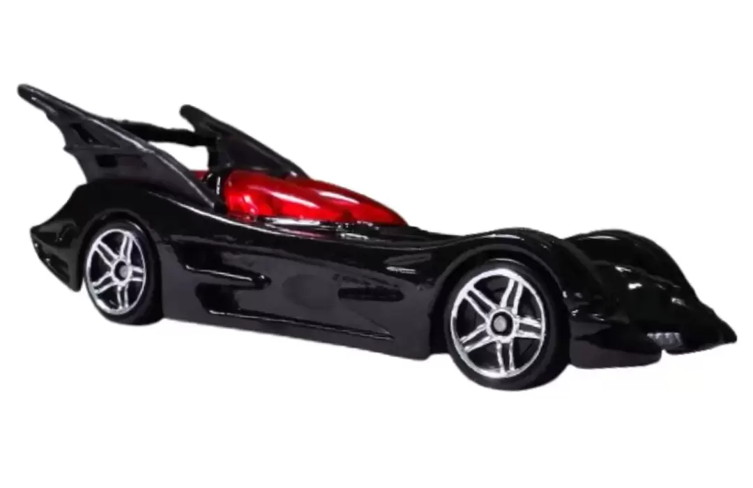 Foto da miniatura Hot Wheels Batmobile Affinity na cor Preto