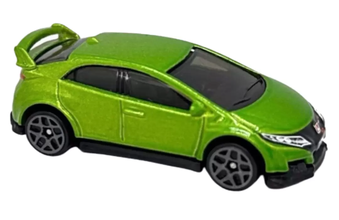 Foto da miniatura Hot Wheels 16 Honda Civic Type R na cor Verde