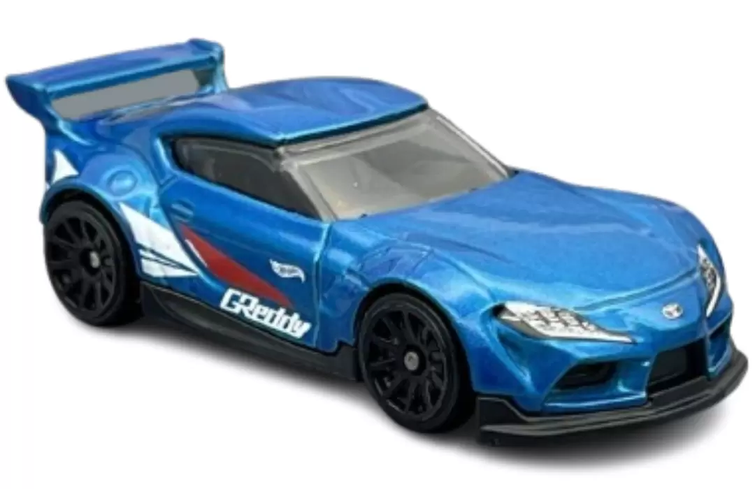 Foto da miniatura Hot Wheels 20 Toyota GR Supra na cor Azul