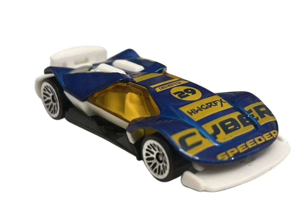 Foto da miniatura Hot Wheels Cyber Speeder na cor Azul